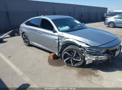 2020 HONDA ACCORD SPORT Gray  Gasoline 1HGCV1F34LA061048 photo #1