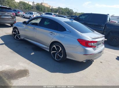 2020 HONDA ACCORD SPORT Gray  Gasoline 1HGCV1F34LA061048 photo #4