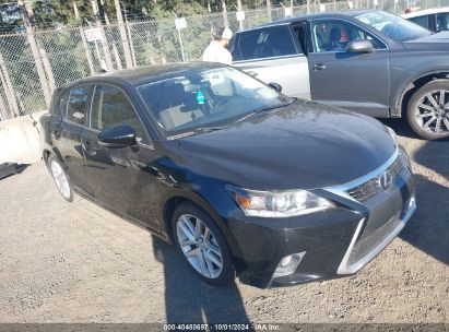 2014 LEXUS CT 200H Black  Hybrid JTHKD5BH2E2186518 photo #1