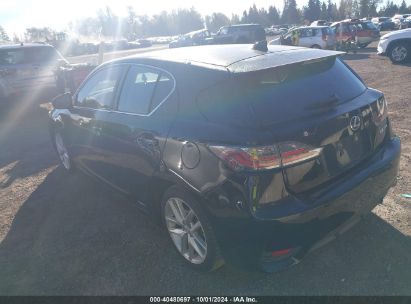 2014 LEXUS CT 200H Black  Hybrid JTHKD5BH2E2186518 photo #4