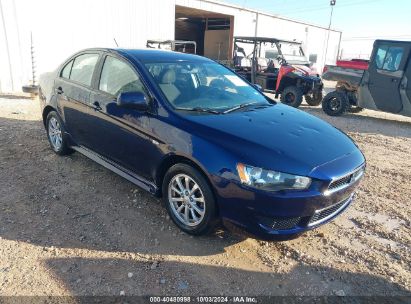 2014 MITSUBISHI LANCER ES Blue  Gasoline JA32U2FU6EU004555 photo #1