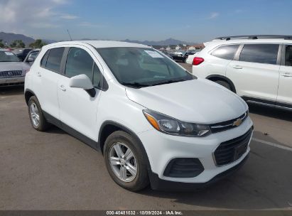 2020 CHEVROLET TRAX FWD LS White  Gasoline KL7CJKSB7LB087941 photo #1