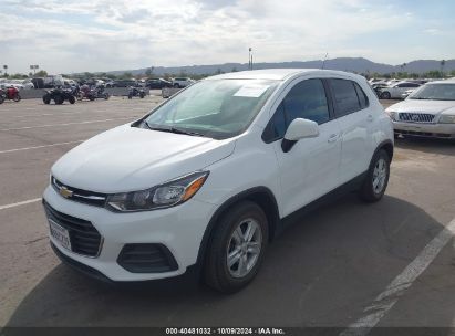 2020 CHEVROLET TRAX FWD LS White  Gasoline KL7CJKSB7LB087941 photo #3