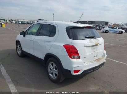 2020 CHEVROLET TRAX FWD LS White  Gasoline KL7CJKSB7LB087941 photo #4