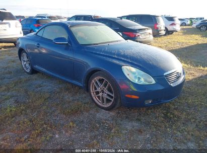 2005 LEXUS SC 430 Blue  Gasoline JTHFN48Y550070466 photo #1