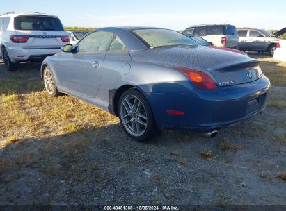 2005 LEXUS SC 430 Blue  Gasoline JTHFN48Y550070466 photo #4