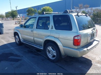 2001 INFINITI QX4 LUXURY Beige  Gasoline JNRDR09X11W203680 photo #4