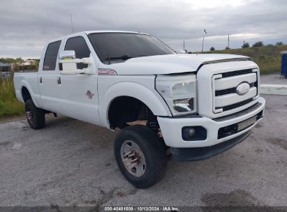 2016 FORD F-250 XLT White  Diesel 1FT7W2BT6GED26009 photo #1