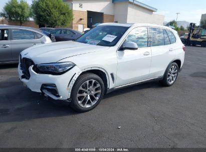 2020 BMW X5 XDRIVE40I White  Gasoline 5UXCR6C02L9B59377 photo #3