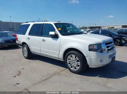 2012 FORD EXPEDITION LIMITED White  Flexible Fuel 1FMJU1K54CEF29378 photo #1