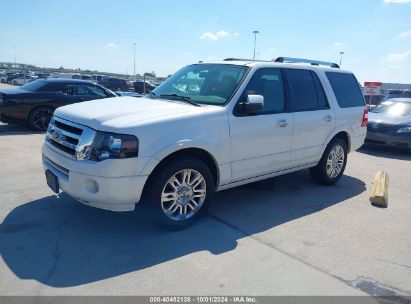 2012 FORD EXPEDITION LIMITED White  Flexible Fuel 1FMJU1K54CEF29378 photo #3