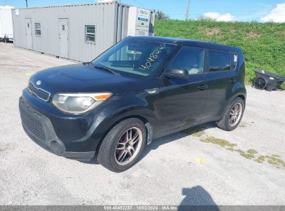 2014 KIA SOUL Black  Gasoline KNDJN2A26E7739454 photo #3