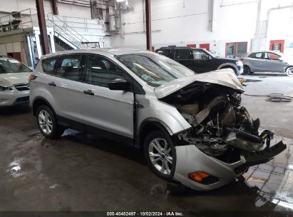 2017 FORD ESCAPE S Silver  Gasoline 1FMCU0F72HUD87396 photo #1