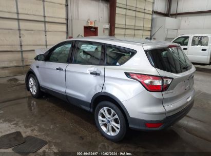 2017 FORD ESCAPE S Silver  Gasoline 1FMCU0F72HUD87396 photo #4