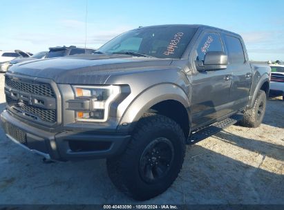 2018 FORD F-150 RAPTOR Black  Gasoline 1FTFW1RG3JFA48167 photo #3