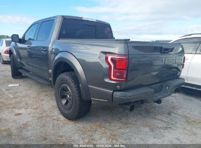 2018 FORD F-150 RAPTOR Black  Gasoline 1FTFW1RG3JFA48167 photo #4