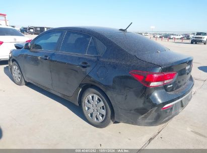 2022 KIA RIO S Black  Gasoline 3KPA24AD6NE441198 photo #4