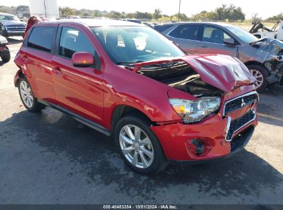 2015 MITSUBISHI OUTLANDER SPORT ES Red  Gasoline 4A4AP3AU3FE024624 photo #1