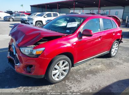 2015 MITSUBISHI OUTLANDER SPORT ES Red  Gasoline 4A4AP3AU3FE024624 photo #3