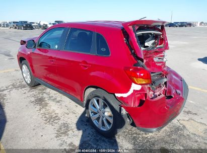 2015 MITSUBISHI OUTLANDER SPORT ES Red  Gasoline 4A4AP3AU3FE024624 photo #4