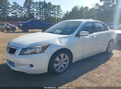 2009 HONDA ACCORD 3.5 EX-L White  Gasoline 1HGCP36819A004736 photo #3