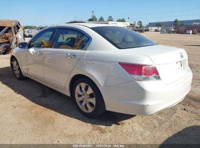 2009 HONDA ACCORD 3.5 EX-L White  Gasoline 1HGCP36819A004736 photo #4