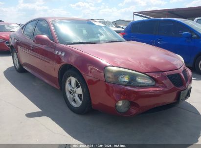 2006 PONTIAC GRAND PRIX Red  Gasoline 2G2WP552X61170607 photo #1