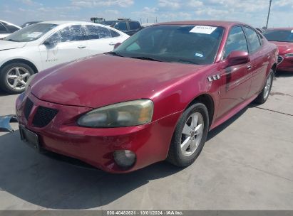 2006 PONTIAC GRAND PRIX Red  Gasoline 2G2WP552X61170607 photo #3