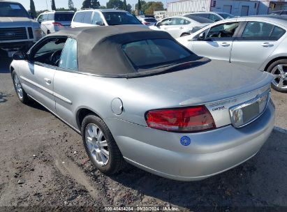 2004 CHRYSLER SEBRING GTC Silver  Gasoline 1C3EL75R24N360798 photo #4