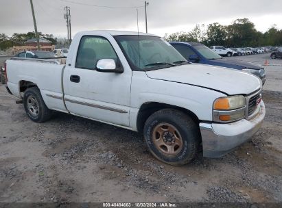 1999 GMC SIERRA 1500 SLE White  Gasoline 1GTEC14V5XZ507054 photo #1