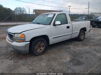 1999 GMC SIERRA 1500 SLE White  Gasoline 1GTEC14V5XZ507054 photo #3