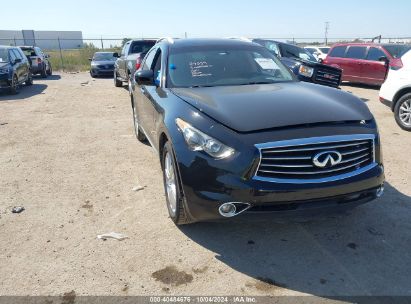 2014 INFINITI QX70 Black  Gasoline JN8CS1MW8EM411906 photo #1