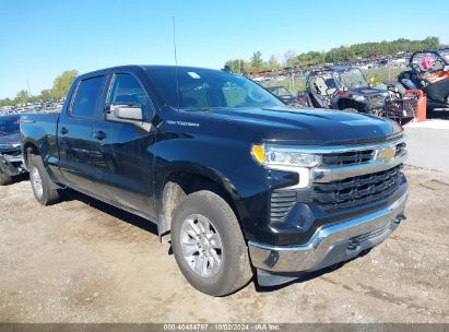 2023 CHEVROLET SILVERADO 1500 4WD  STANDARD BED LT Black  Gasoline 3GCUDDED2PG344332 photo #1