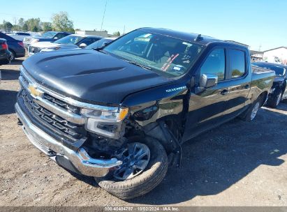 2023 CHEVROLET SILVERADO 1500 4WD  STANDARD BED LT Black  Gasoline 3GCUDDED2PG344332 photo #3