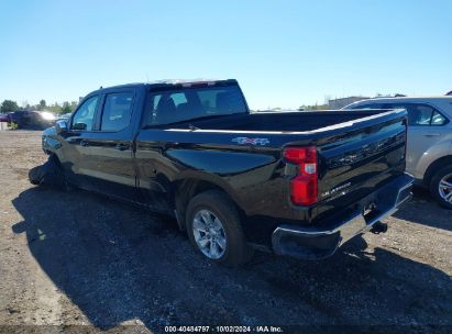 2023 CHEVROLET SILVERADO 1500 4WD  STANDARD BED LT Black  Gasoline 3GCUDDED2PG344332 photo #4