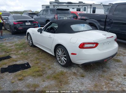 2017 FIAT 124 SPIDER LUSSO White  Gasoline JC1NFAEK5H0128408 photo #4