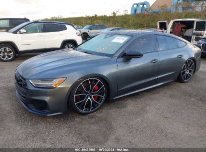 2021 AUDI S7 SPORTBACK PRESTIGE TFSI QUATTRO TIPTRONIC Gray  Gasoline WAUSFBF26MN062732 photo #3