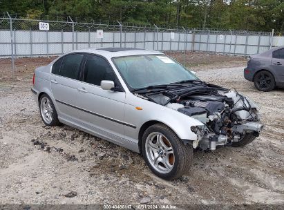 2004 BMW 330I Silver  Gasoline WBAEV53484KM34595 photo #1