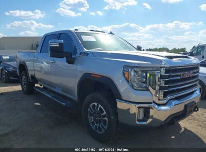 2023 GMC SIERRA 2500HD 4WD  STANDARD BED SLT Silver  Gasoline 1GT49NE73PF107593 photo #1