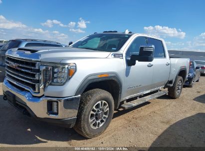 2023 GMC SIERRA 2500HD 4WD  STANDARD BED SLT Silver  Gasoline 1GT49NE73PF107593 photo #3