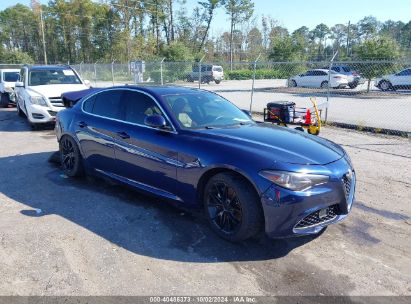 2017 ALFA ROMEO GIULIA RWD Blue  Gasoline ZARFAEBN8H7535504 photo #1