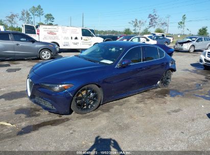 2017 ALFA ROMEO GIULIA RWD Blue  Gasoline ZARFAEBN8H7535504 photo #3