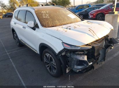 2020 HYUNDAI SANTA FE LIMITED 2.0T White  Gasoline 5NMS5CAA6LH234974 photo #1