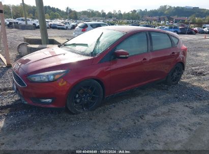 2016 FORD FOCUS SE Red  Gasoline 1FADP3K20GL256179 photo #3