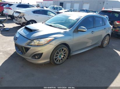 2012 MAZDA MAZDASPEED3 TOURING Gray  Gasoline JM1BL1L41C1506391 photo #3