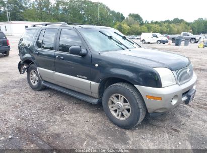 2002 MERCURY MOUNTAINEER Black  Gasoline 4M2DU66EX2UJ25461 photo #1