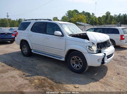 2007 TOYOTA SEQUOIA SR5 V8 White  Gasoline 5TDZT34A17S298245 photo #1