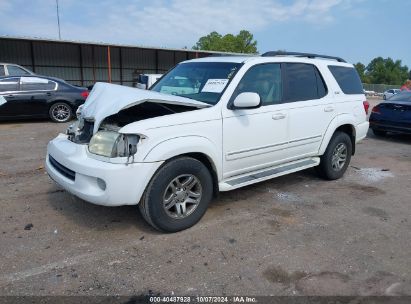 2007 TOYOTA SEQUOIA SR5 V8 White  Gasoline 5TDZT34A17S298245 photo #3