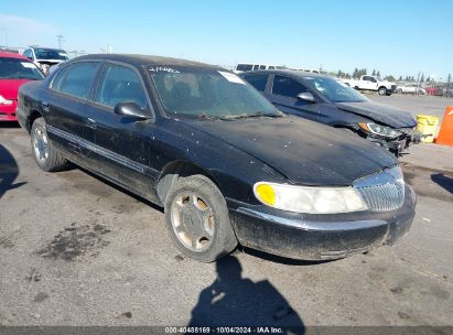 1999 LINCOLN CONTINENTAL Black  Gasoline 1LNHM97V0XY650578 photo #1