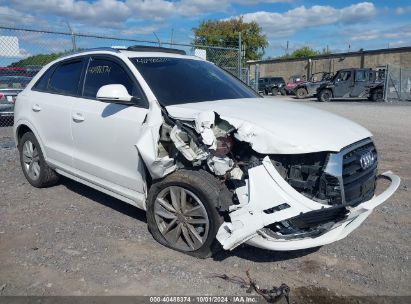 2018 AUDI Q3 2.0T PREMIUM/2.0T SPORT PREMIUM White  Gasoline WA1ECCFS0JR018982 photo #1